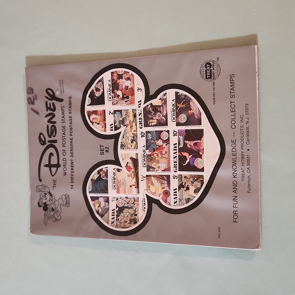 The World of Disney Postage Stamps 1980 Set #2